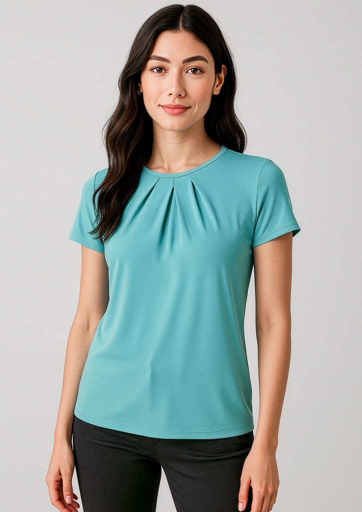 Blaise Womens Short Sleeve Top