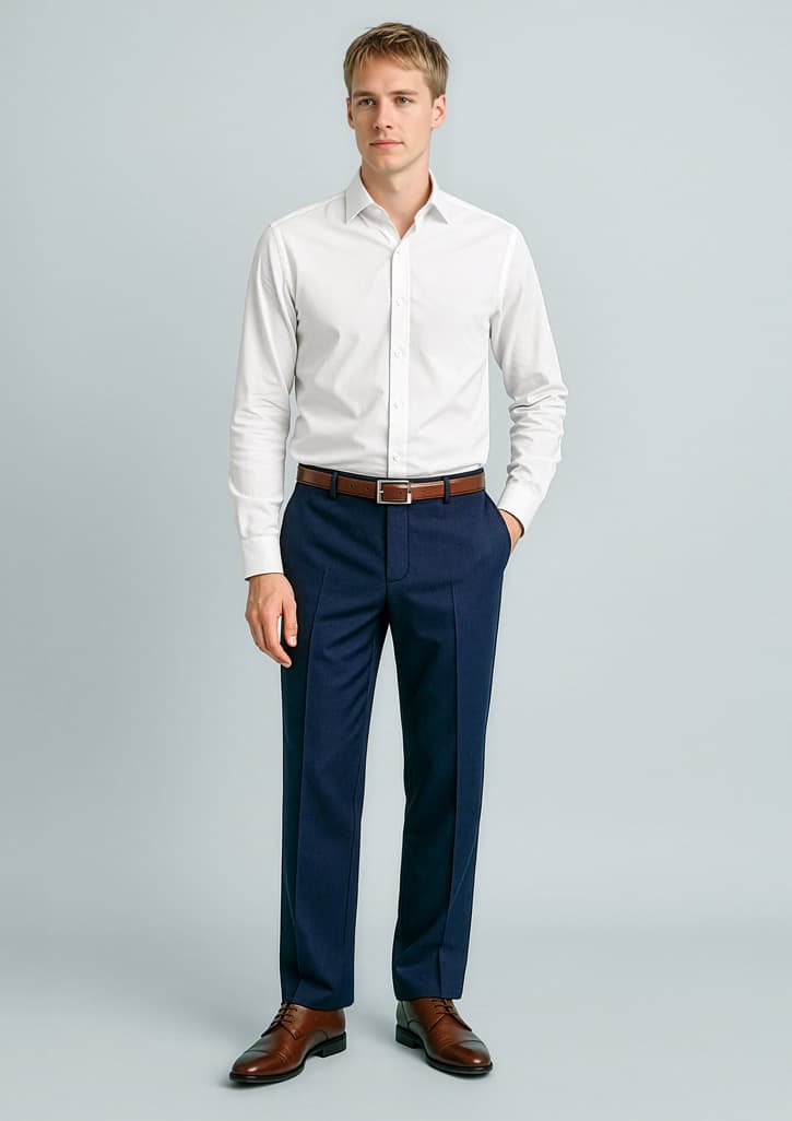 Cool Stretch Mens Flat Front Pant (Regular)