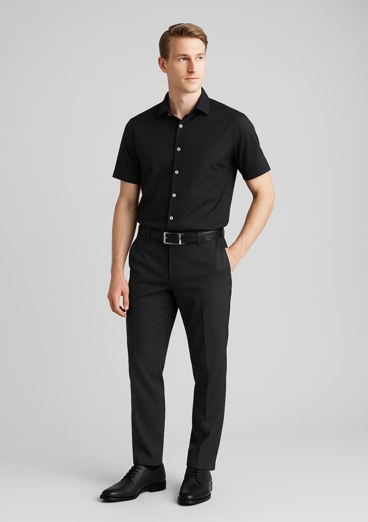 Comfort Wool Stretch Mens Slimline Pant