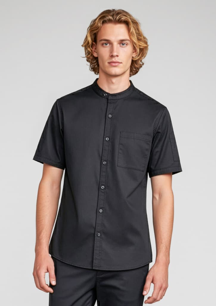 Salsa Mens Short Sleeve Chef Shirt