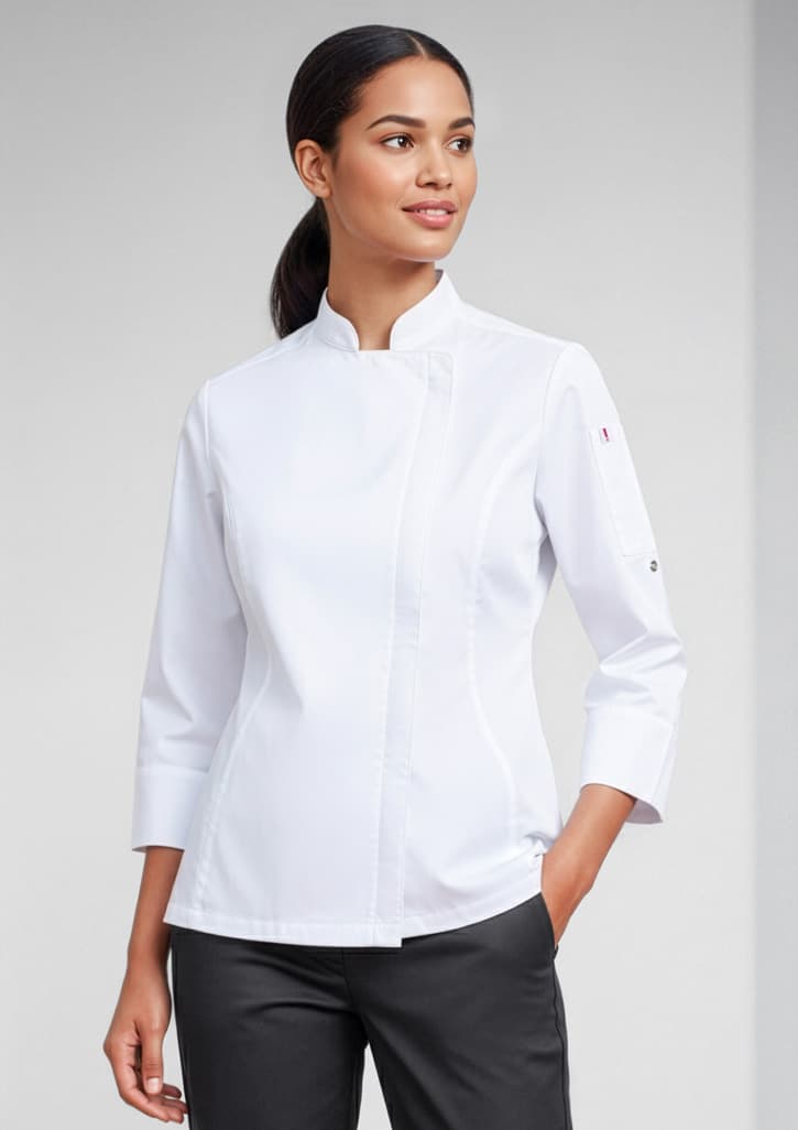 Alfresco Womens Long Sleeve Chef Jacket