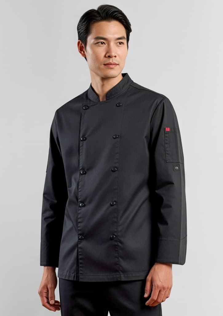 Gusto Mens Long Sleeve Chef Jacket