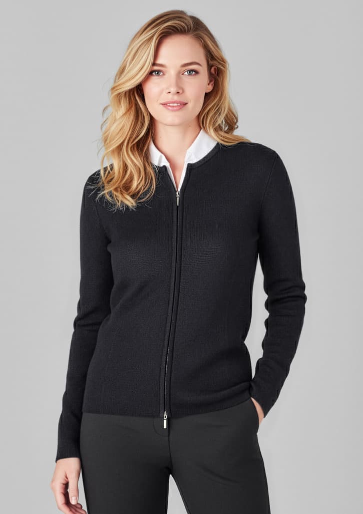 2-Way Womens Zip Cardigan