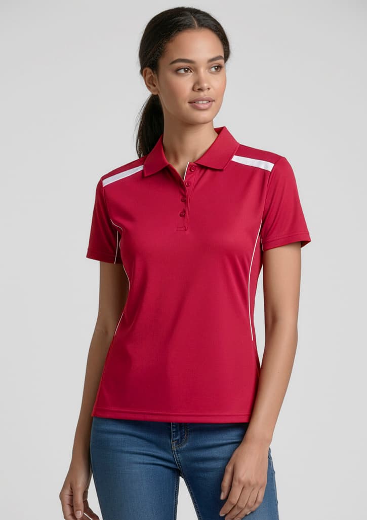 United Womens Short Sleeve Polo
