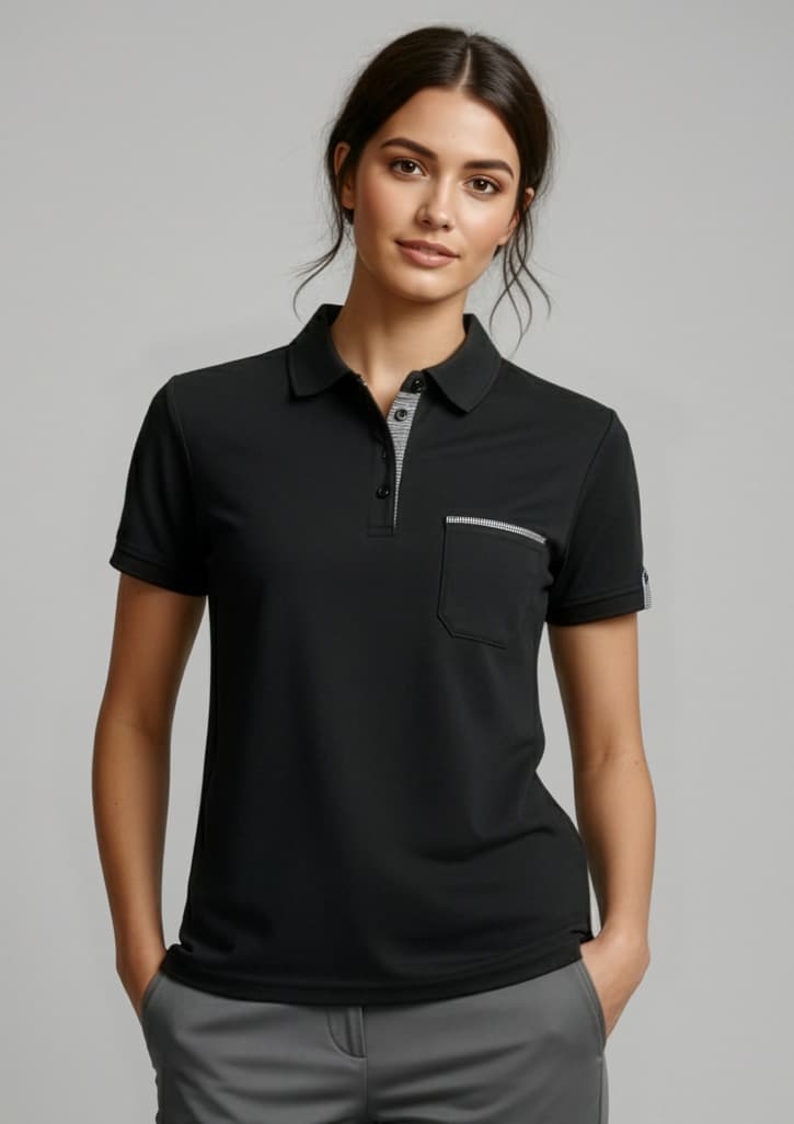 Edge Womens Short Sleeve Polo