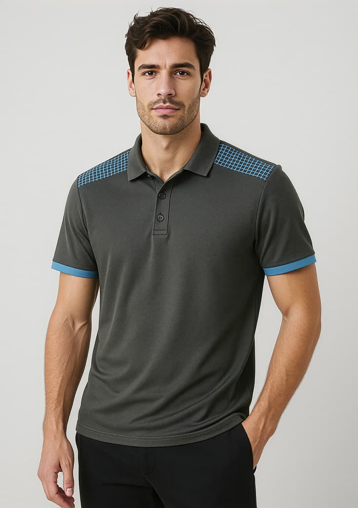 Galaxy Mens Short Sleeve Polo
