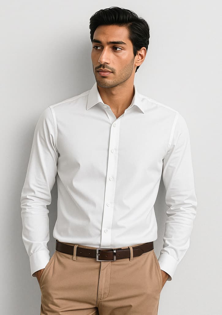 Charlie Mens Slim Fit Long Sleeve Shirt