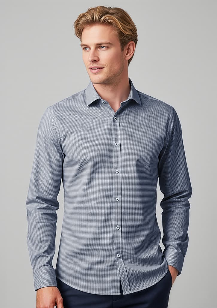 Bristol Mens Tailored Long Sleeve Shirt