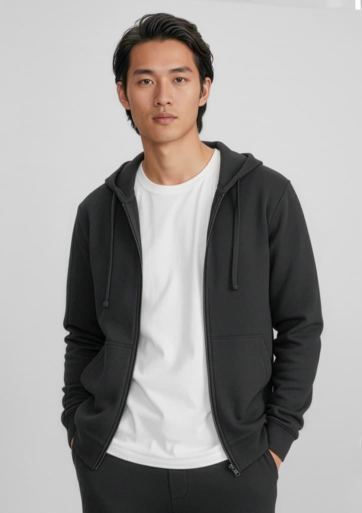 Crew Mens Zip Hoodie