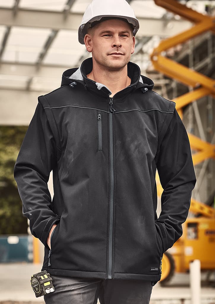 Unisex Streetworx 2 In 1 Stretch Softshell Jacket