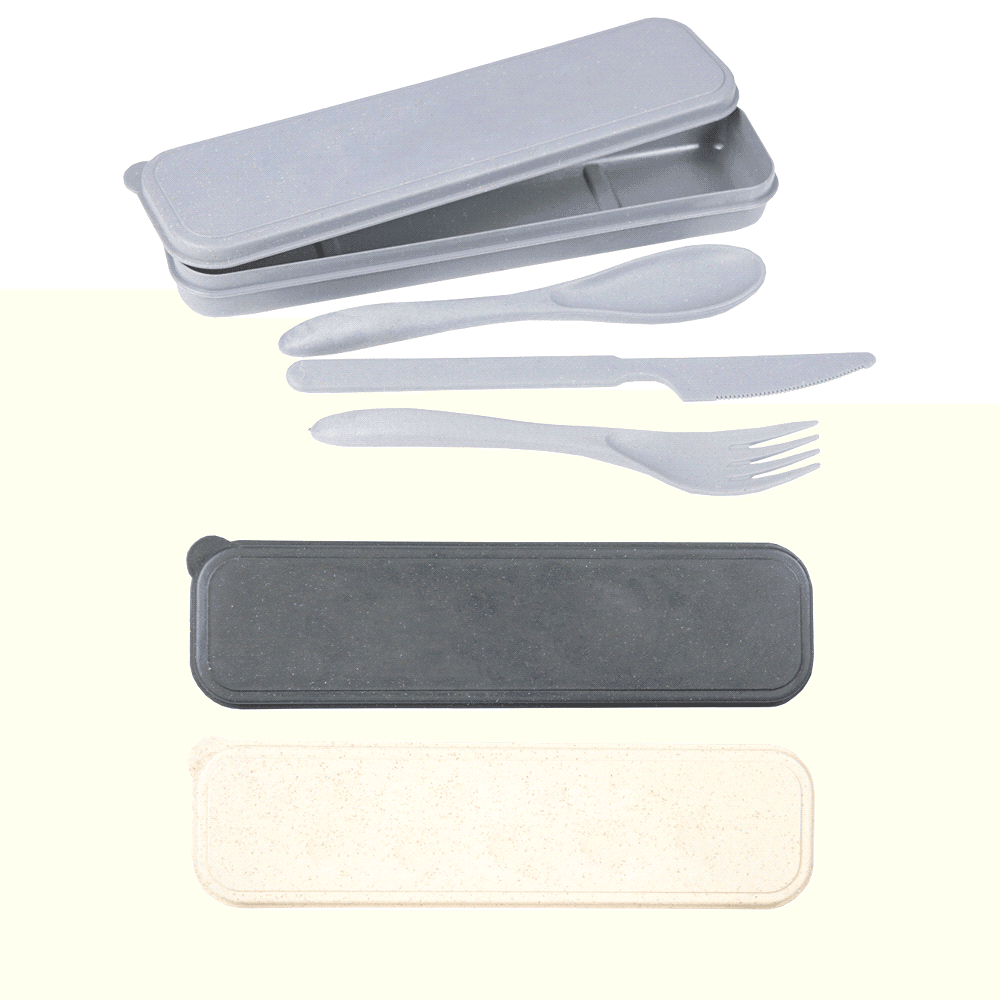 Bamboo Fibre Cutlery Set