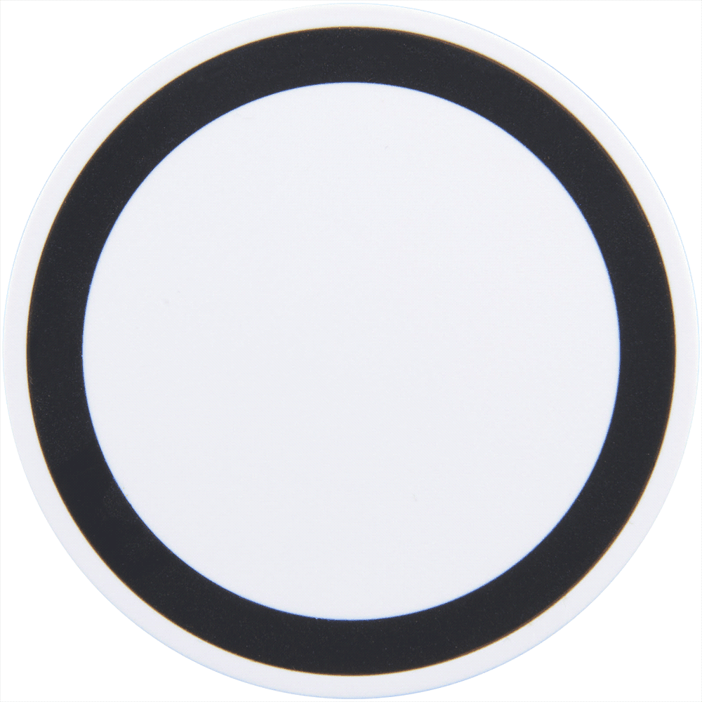 Freal Wireless Charging Pad, White/Solid Black