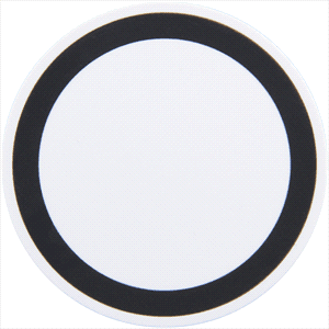 Freal Wireless Charging Pad, White/Solid Black