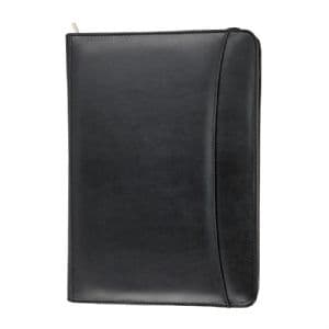 The Manhattan A4 Imitation Leather Zip Compendium