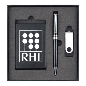 Powerbank, USB (4GB) & Pen Giftset
