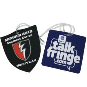 Custom-Shape PVC Luggage Tag - Basic Design