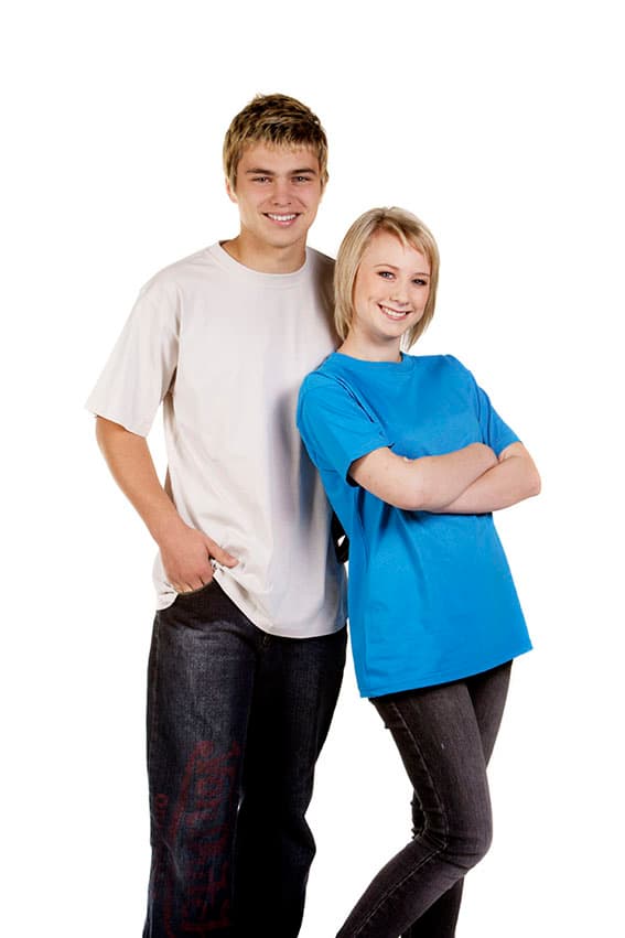 Premium Pre-shrunk Cotton T-shirt, Adults (White)