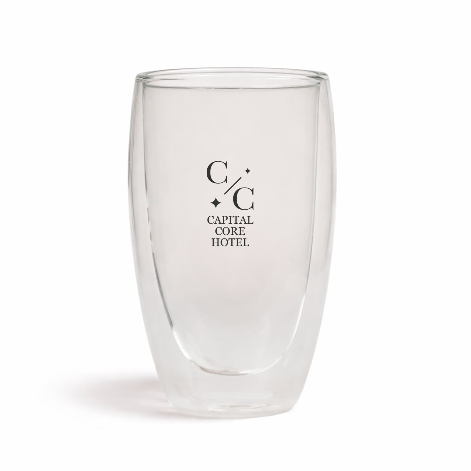 Sierra 450ml Double Wall Glass Cup