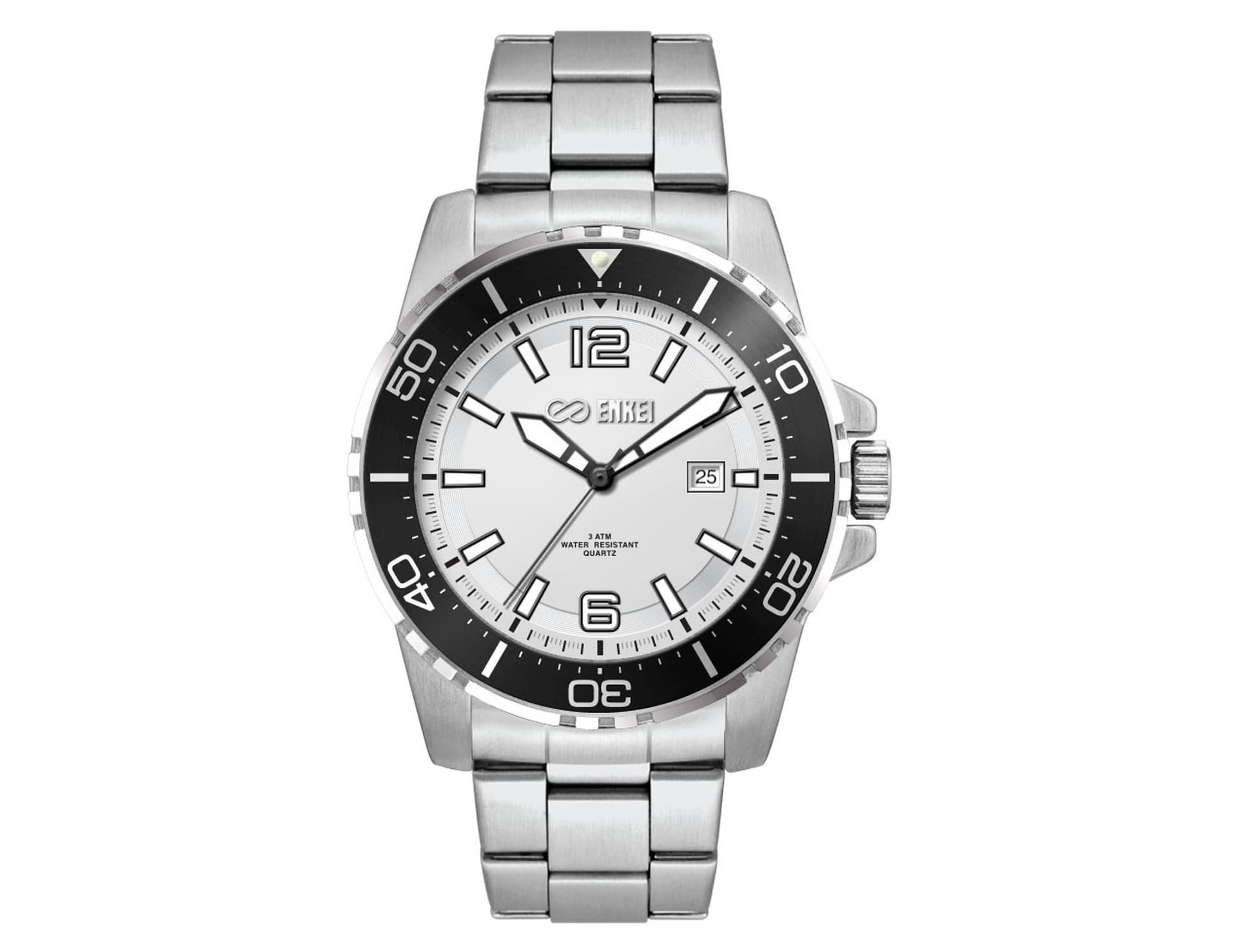 Sports Watch, Stainless Steel Strap