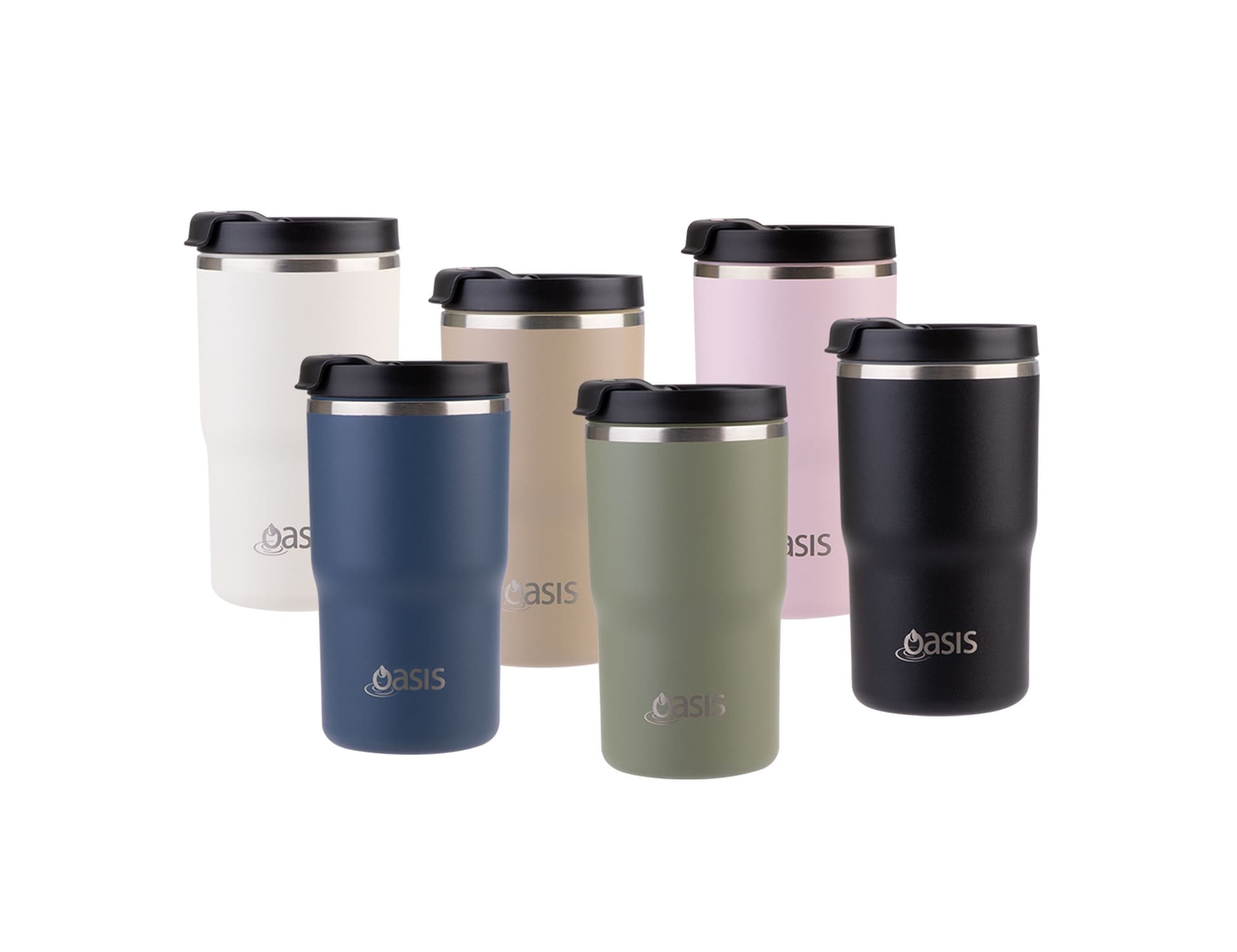 Oasis Ceramic Lined 480ml Vacuum Travel Mug