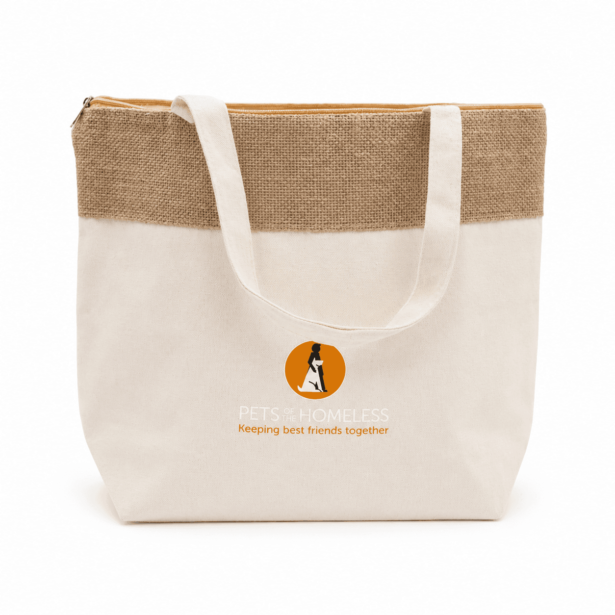 The Brooke Jute and Cotton Cooler Bag
