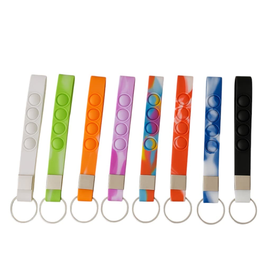 Popper Stress Reliever Key Chain