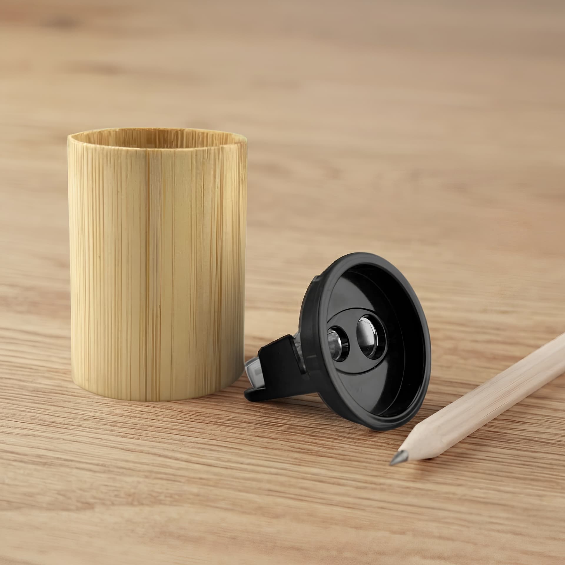 Bamboo Pencil Sharpener