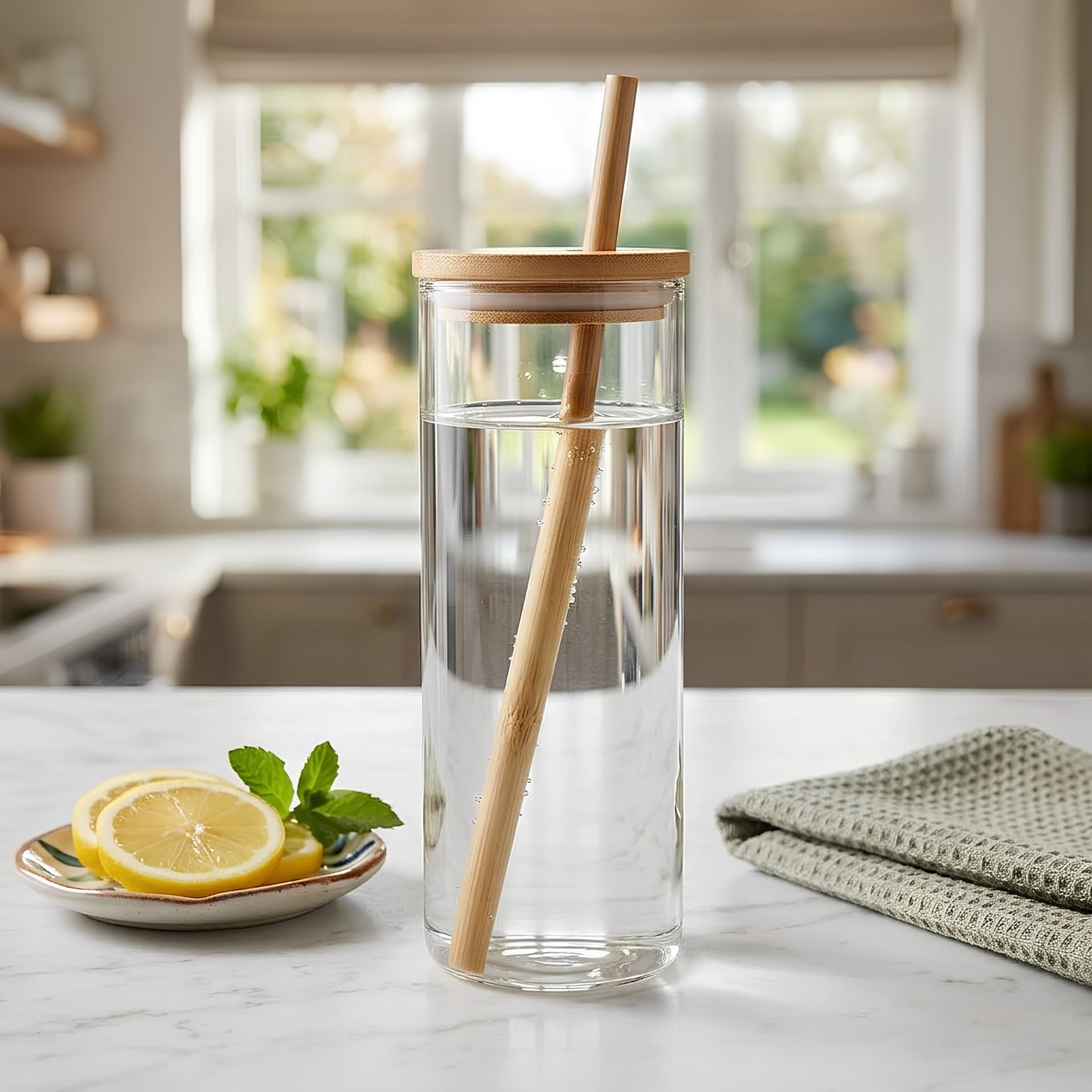 Vanisa Glass Drink Bottle