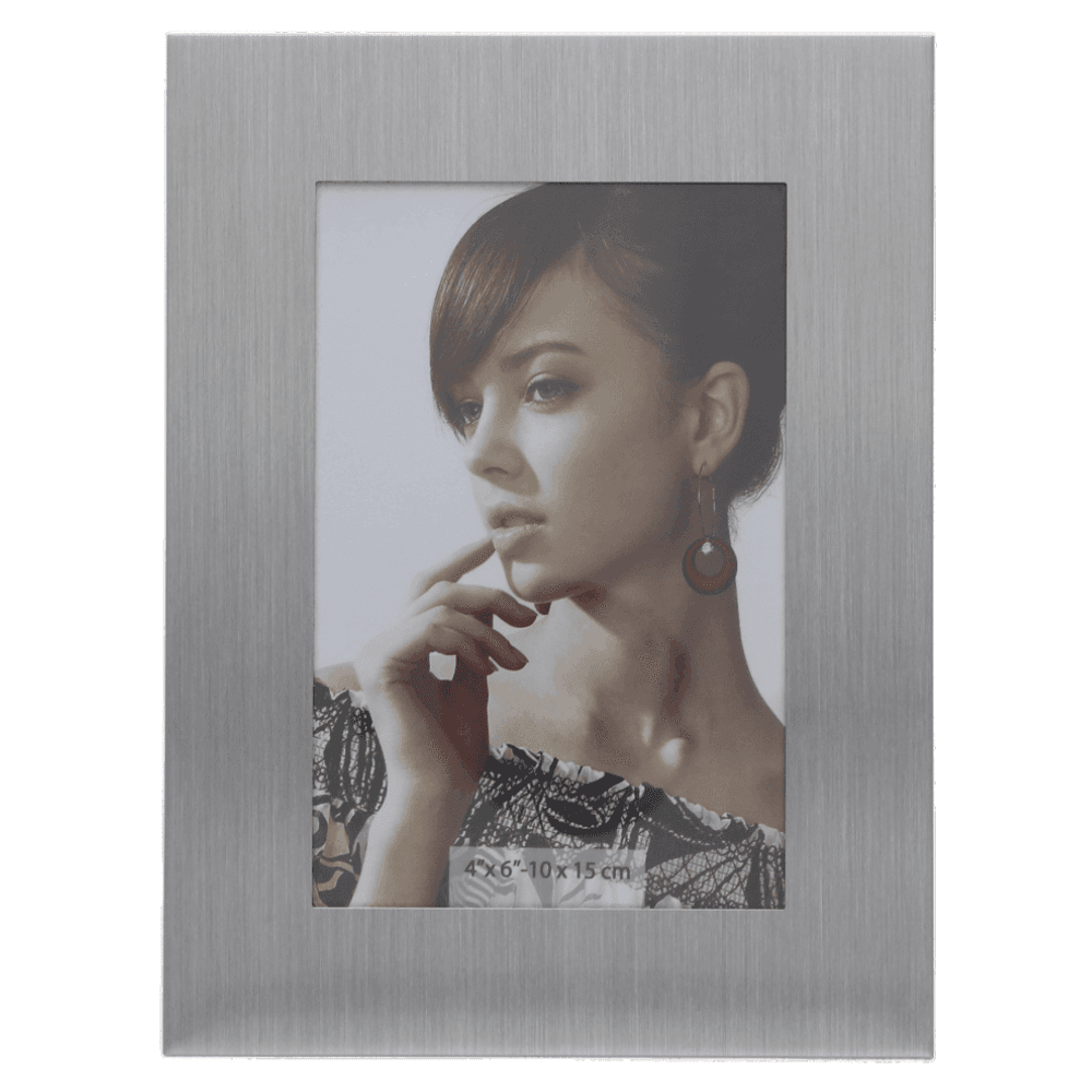 Brushed Silver Aluminium Frame