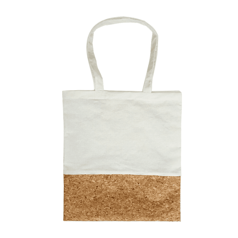 Nevada Cotton Calico Bag with Cork