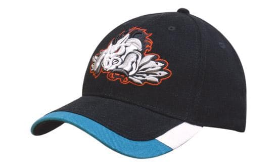 Brushed Heavy Cotton with Two Tone Peak Trim