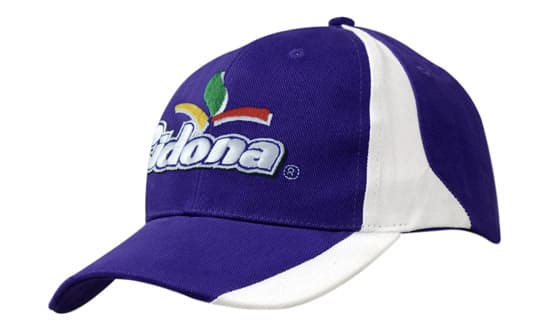 Brushed Heavy Cotton with Fabric Inserts on Crown & Peak