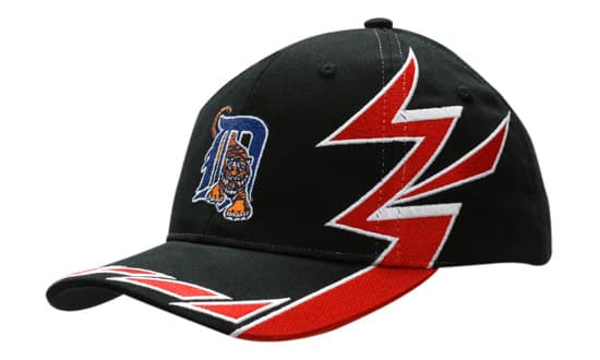 Brushed Heavy Cotton with Slash Embroidery on Crown & Peak