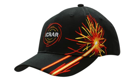 Brushed Heavy Cotton with Firework Embroidery on Crown & Peak