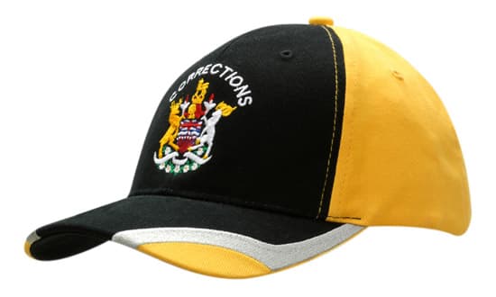 Brushed Heavy Cotton with Peak Inserts & Embroidery