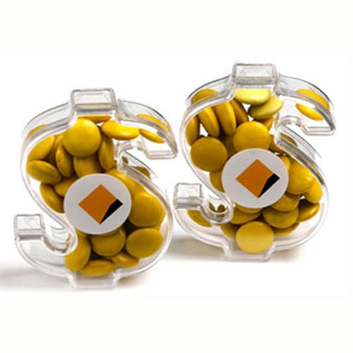 Acrylic Dollar with Choc Beans 40g