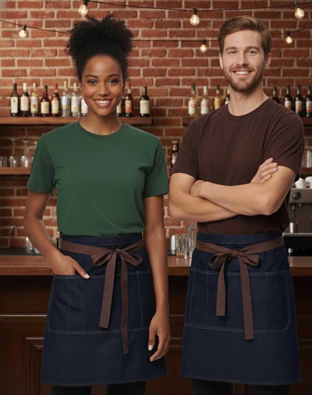 Denim Half Apron
