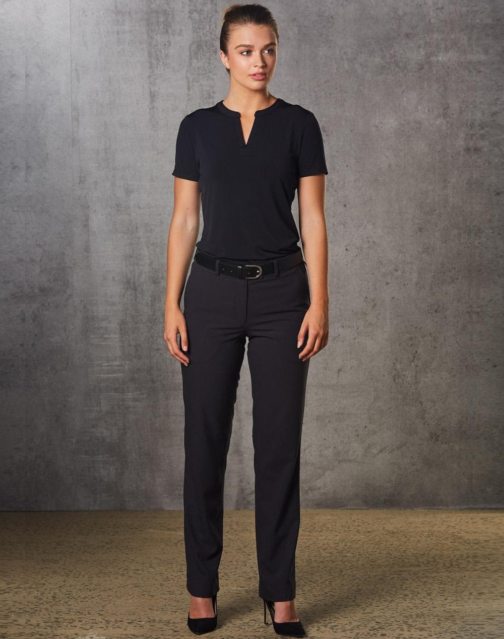 Women's Flexi Waist Utility Pants in Poly/Viscose Stretch
