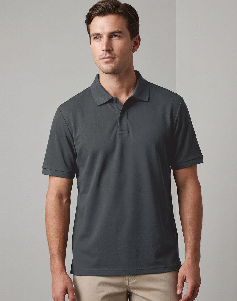 Men's Classic Cotton/Poly Pique S/S Polo
