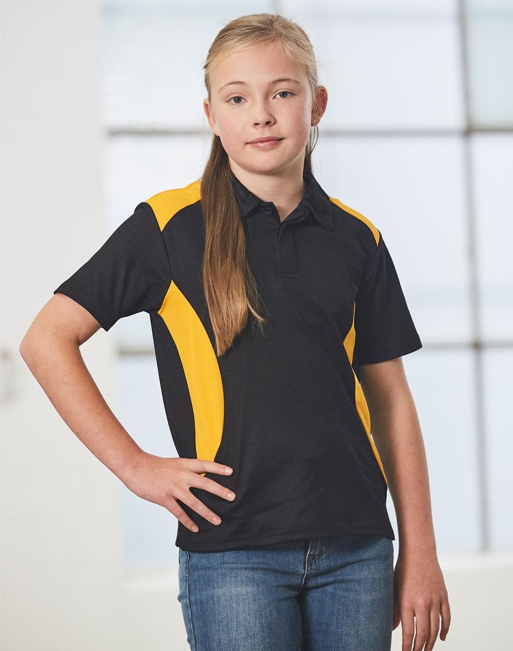 Chidren's Truedry contrast polo