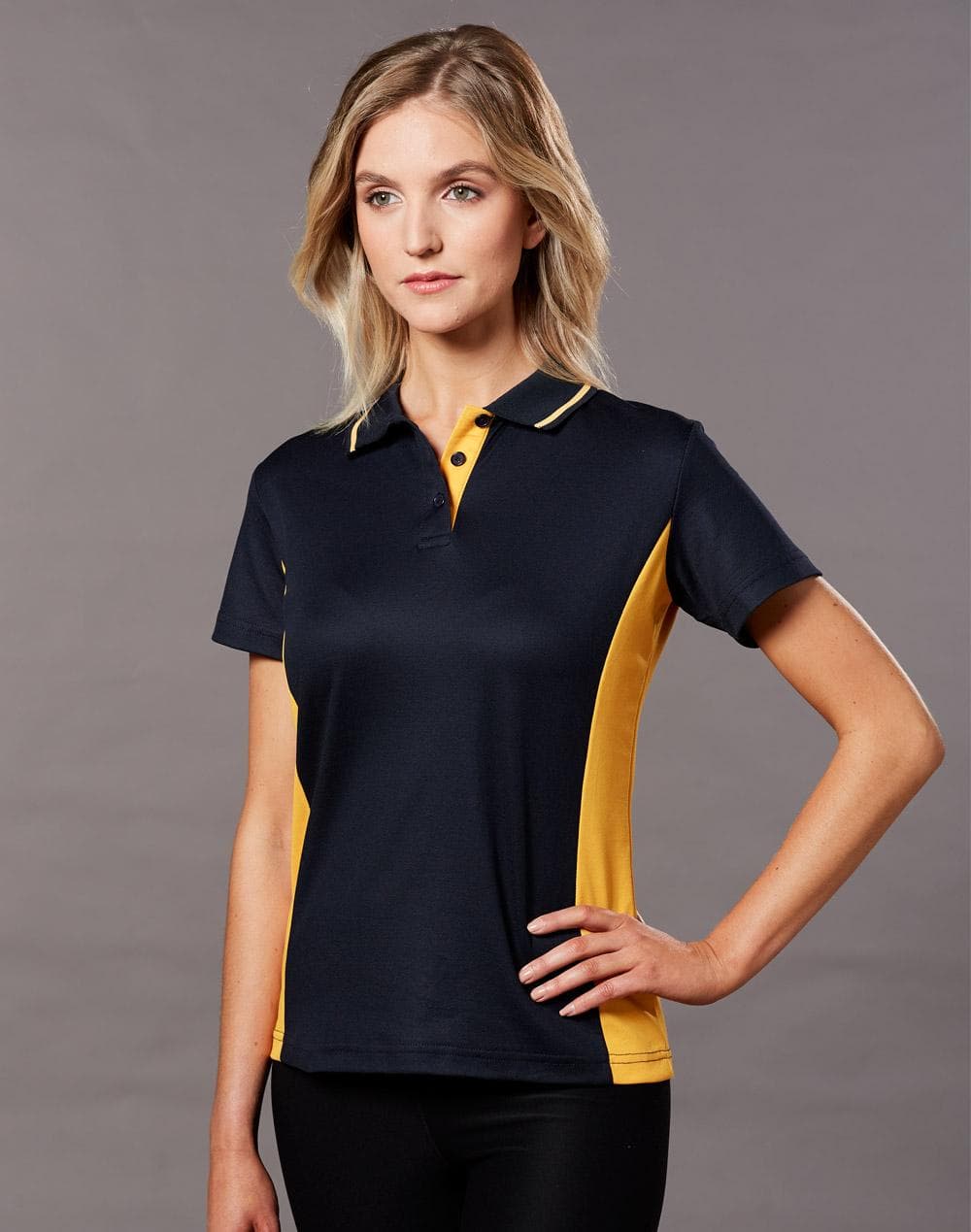 Ladies' TrueDry Contrast S/S Polo
