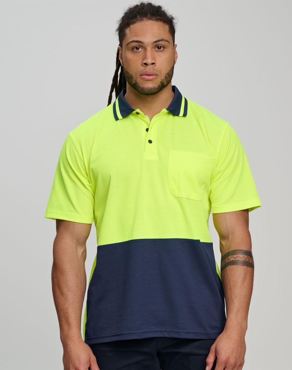 Hi-Vis truedry safety polo S/S