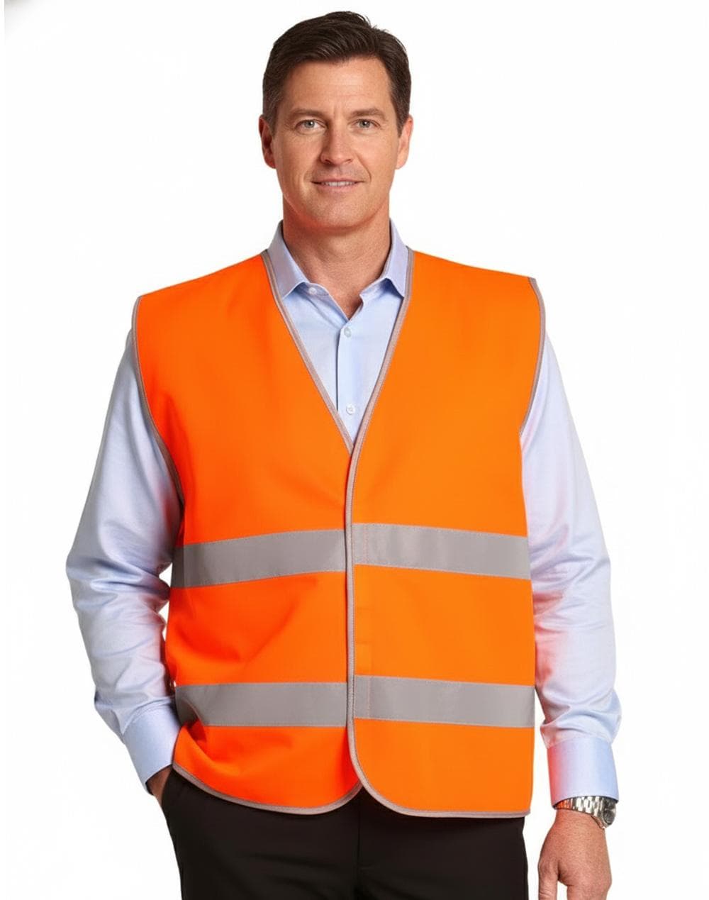Hi-Vis Safety Vest With Reflective Tapes