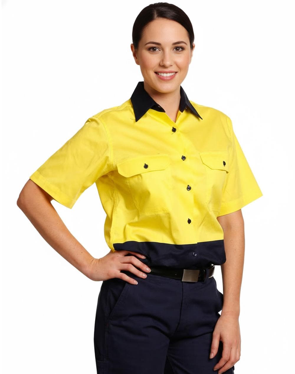 Ladies' Hi-Vis S/S Safety Shirt