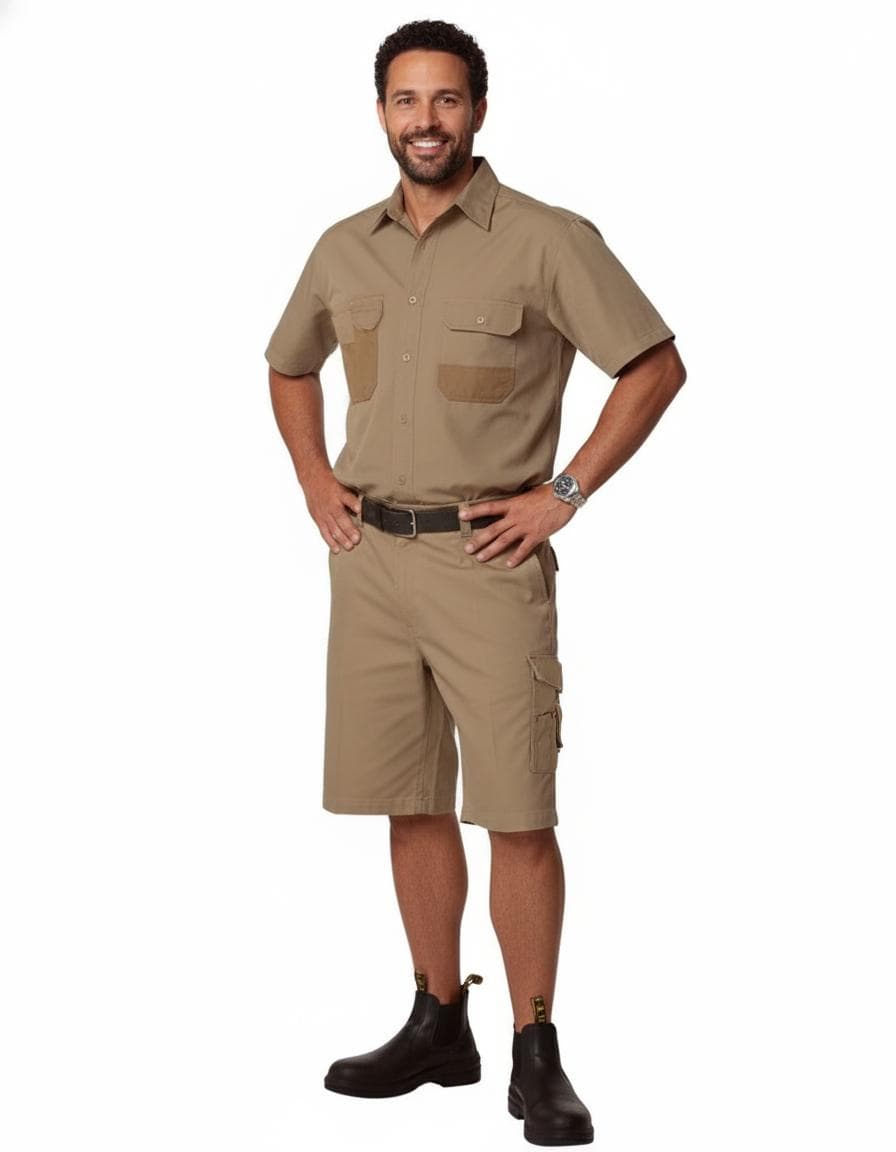 Heavy Duck Weave Dura-Wear Work Short
