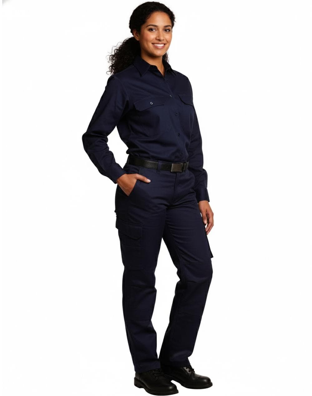 Ladies' Heavy Cotton Pre-Shrunk Drill Pant