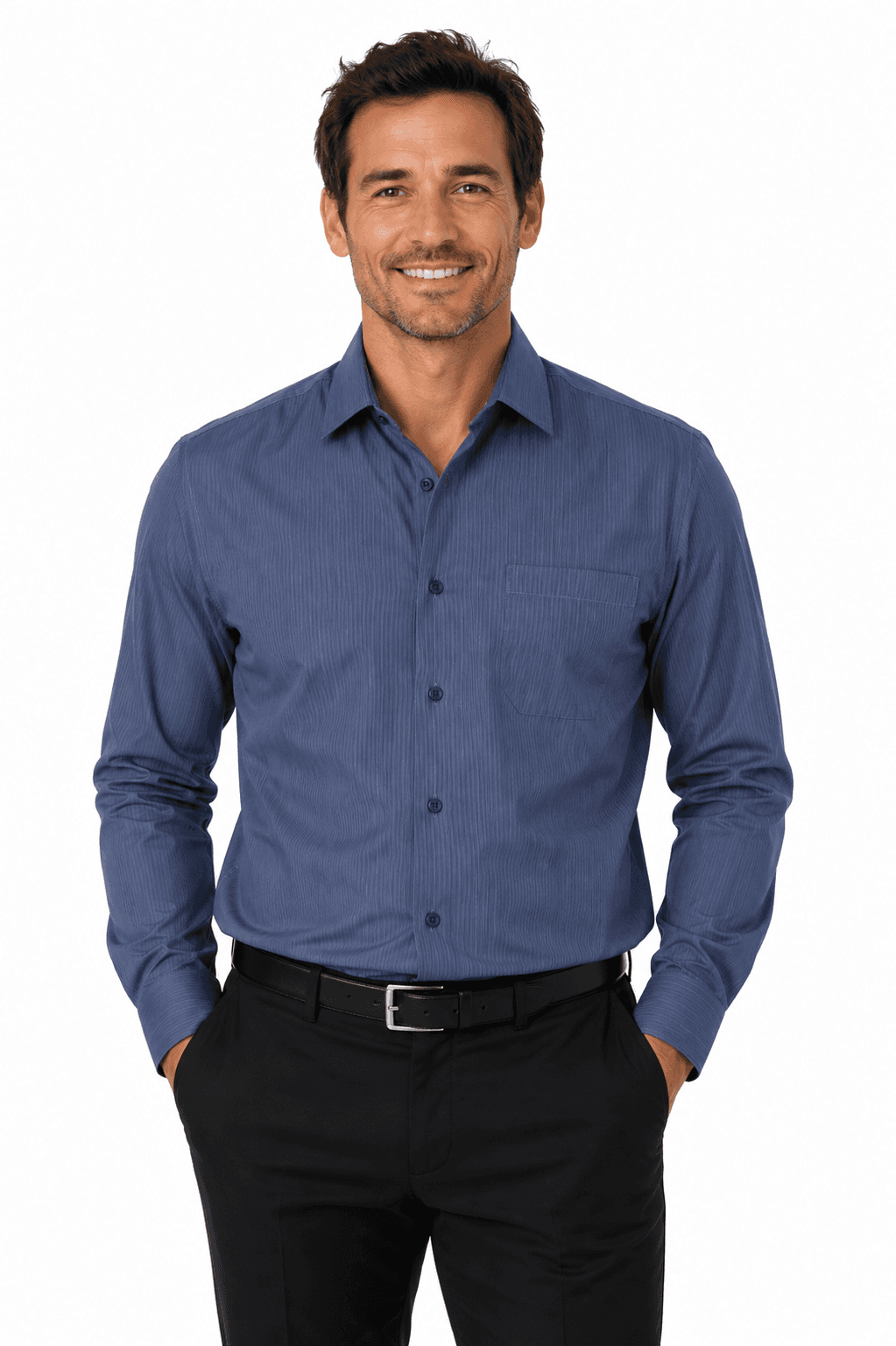 Belair Mens Shirt Long Sleeve Runout