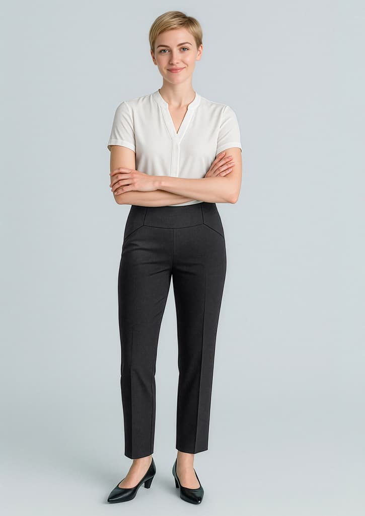 Cool Stretch Womens Bandless Slim Leg Pant