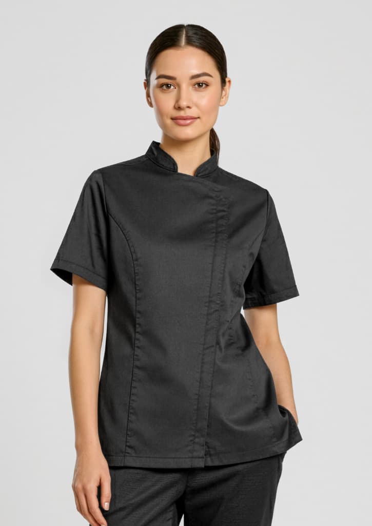 Alfresco Womens Short Sleeve Chef Jacket