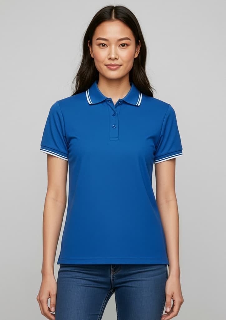 Cambridge Womens Short Sleeve Polo